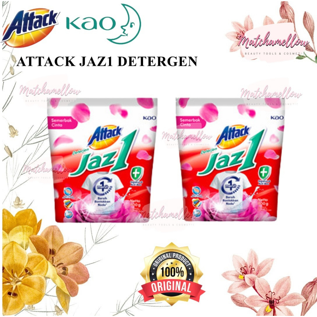 ❄️MATCHA❄️ DETERGEN ATTACK JAZ 1 DETERJEN BUBUK - PESONA SEGAR SEMERBAK CINTA