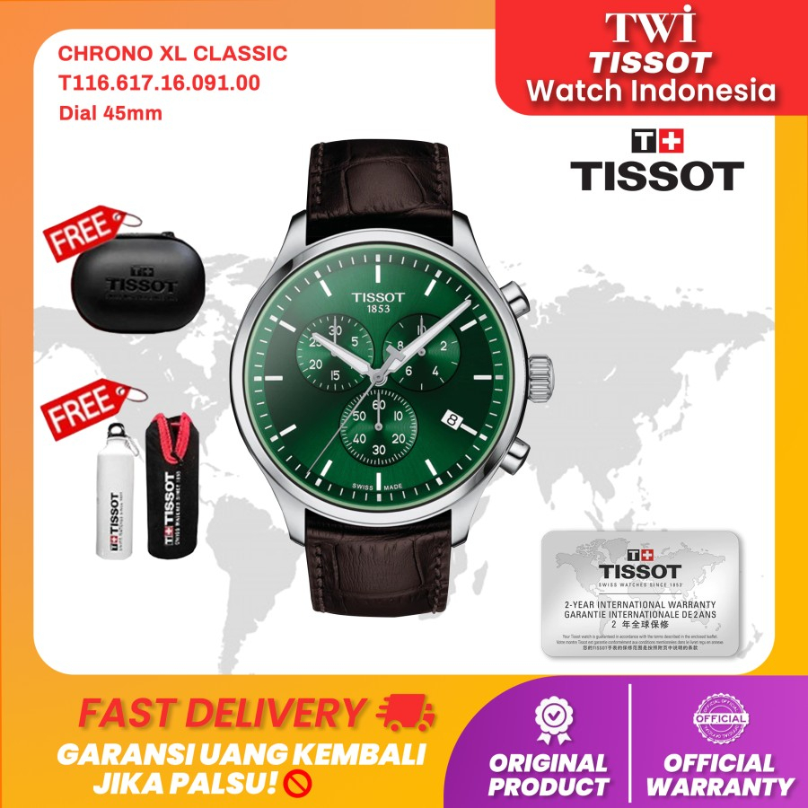 Jam Tangan Pria Tissot T116.617.16.091.00 Chrono XL Classic