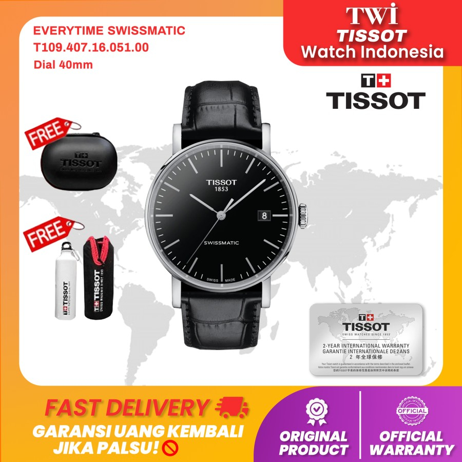 Jam Tangan Wanita Tissot Jam T109.407.16.051.00 Everytime Swissmatic