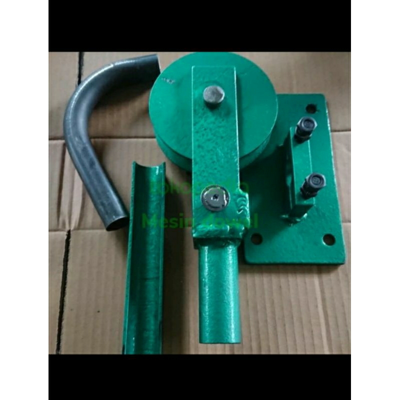 Bending pipa besi diameter 24mm alat penekuk pembengkok