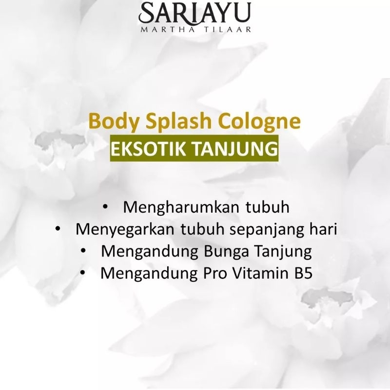 Sariayu Body Splash Cologne Eksotika Tanjung