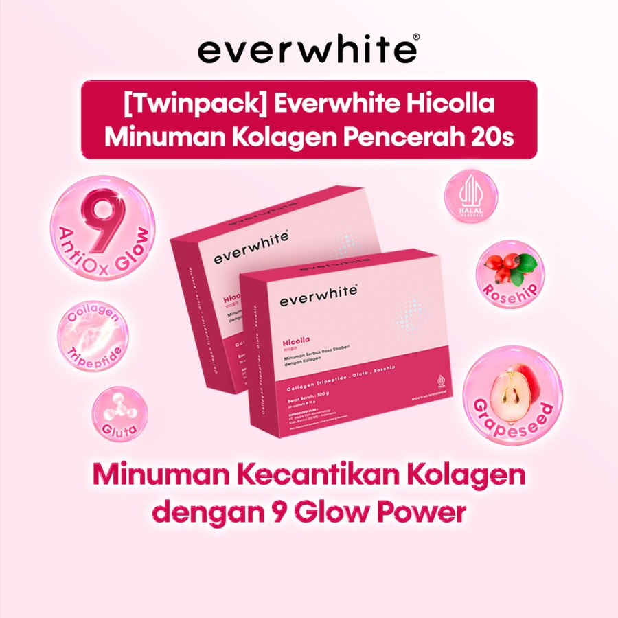 BISA COD - EVERWHITE HI COLLAGEN DRINK ORIGINAl - HI COLL - HI COLLA