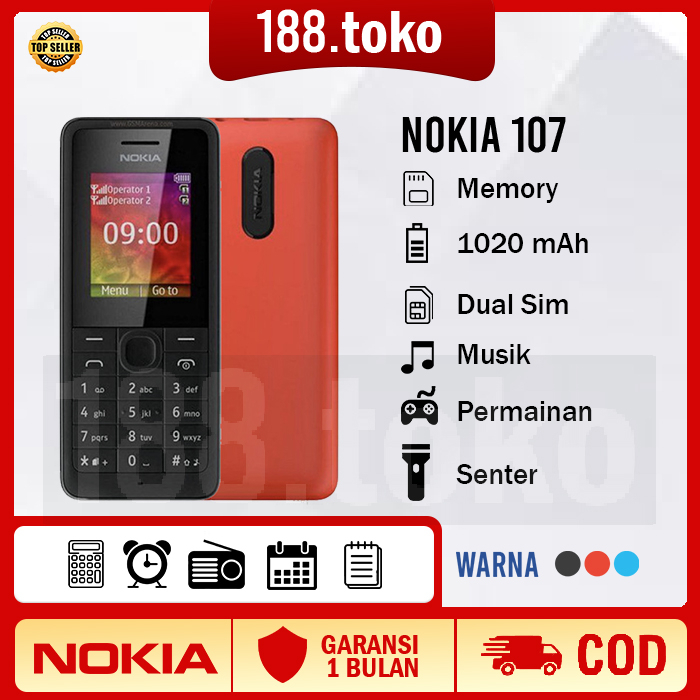 Nokia Jadul Murah Nokia 107 HANDPHONE Nokia107