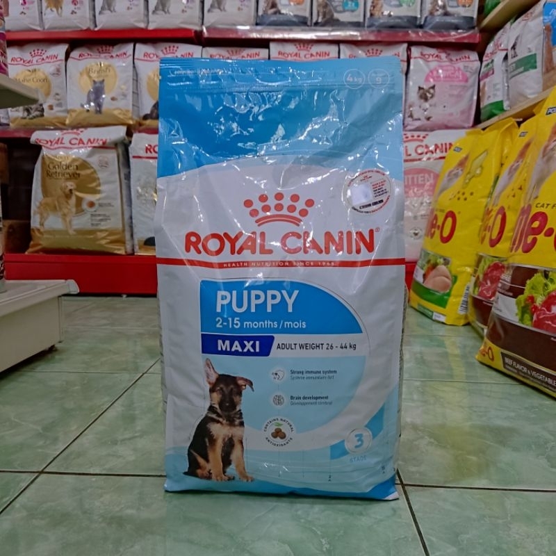 ROYAL CANIN MAXI PUPPY ADULT WEIGHT (26-44kg) Freshpack 4kg- makanan anjing ras dewasa