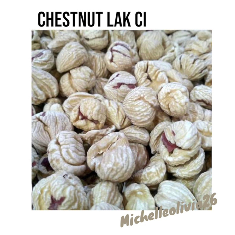 Lakci Lak Ci Kacang Lakci Chestnuts Kering