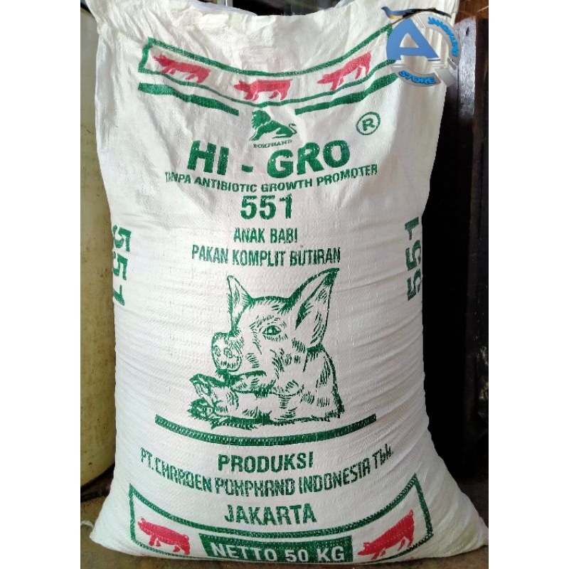 Pur 551 babi Sekarung/ bal 50kg cargo
