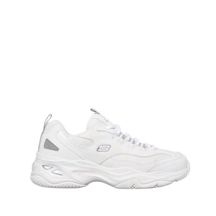 Skechers D'Lites 4.0 Fresh Diva Womens Sneakers Shoes White / Grey Original