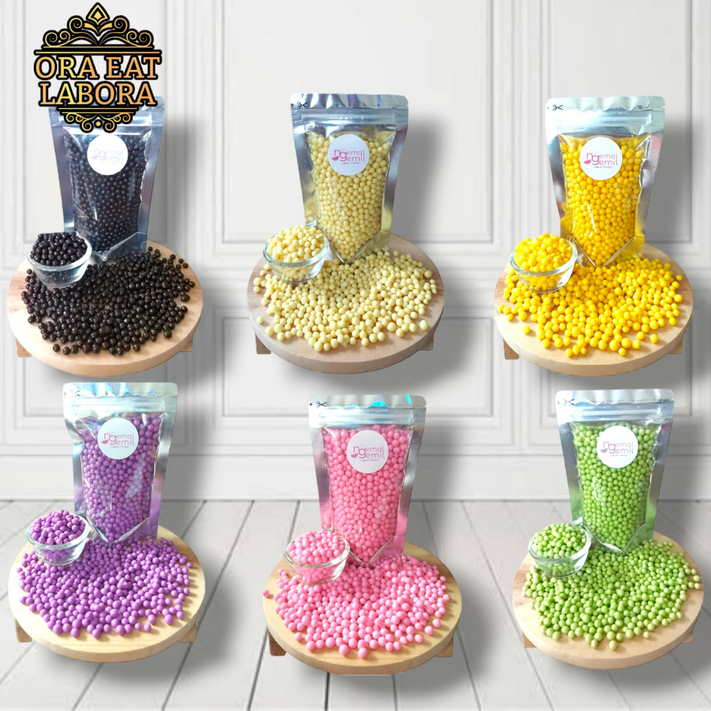 

[Variasi] - Pouch Chocoball Sprinkle Bola Topping Donut Kue Bolu Kualitas Premium - Ora Eat Labora