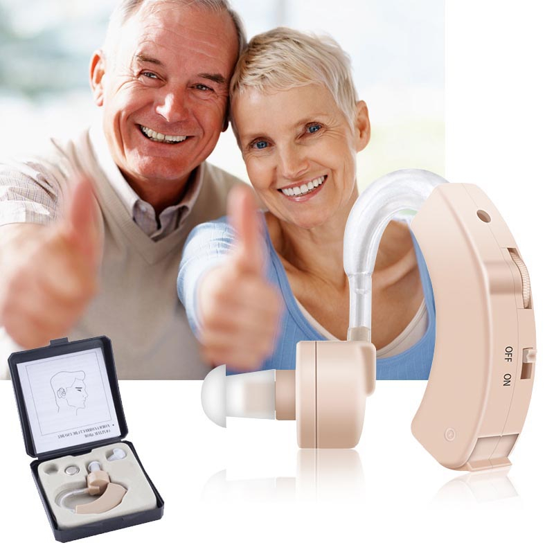 Alat Bantu Dengar Lansia Set Alat Bantu Dengar Di Belakang Telinga