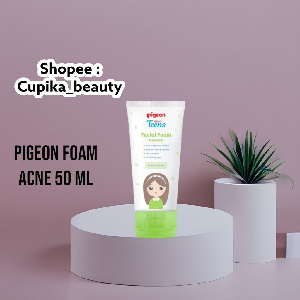 [cc.x] [ foam acne 40 gr ] Pigeon Teens Facial Foam Acne Care 40 gr