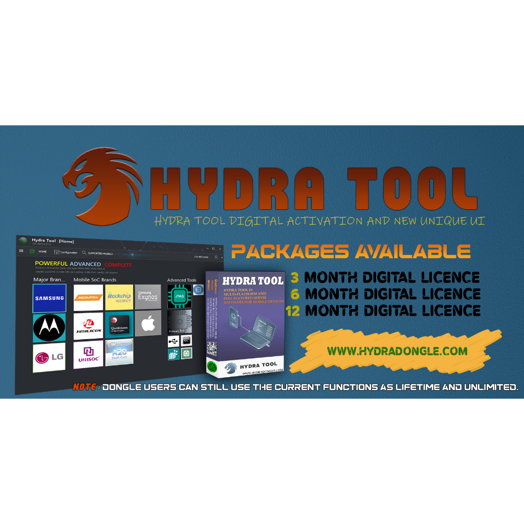 HYDRA TOOL ACTIVASTION Original