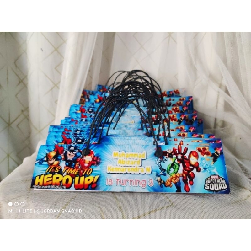 label snack ultah/label snack murah / hangtag snack ultah/snack ultah murah