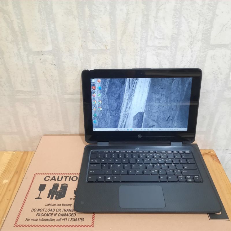 laptop 2 in 1 HP X360 Covertible Bisa flip Touchscreen Ram 4GB HDD 500GB/SSD 128 Bisa tablet Layar sentuh