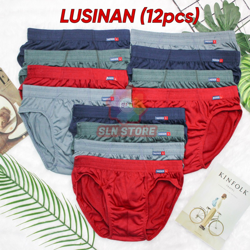 (12 Pcs) CELANA DALAM PRIA YASSER SPORTY KUALITAS IMPORT ORIGINAL CD LAKI LAKI PREMIUM YASSER 0768