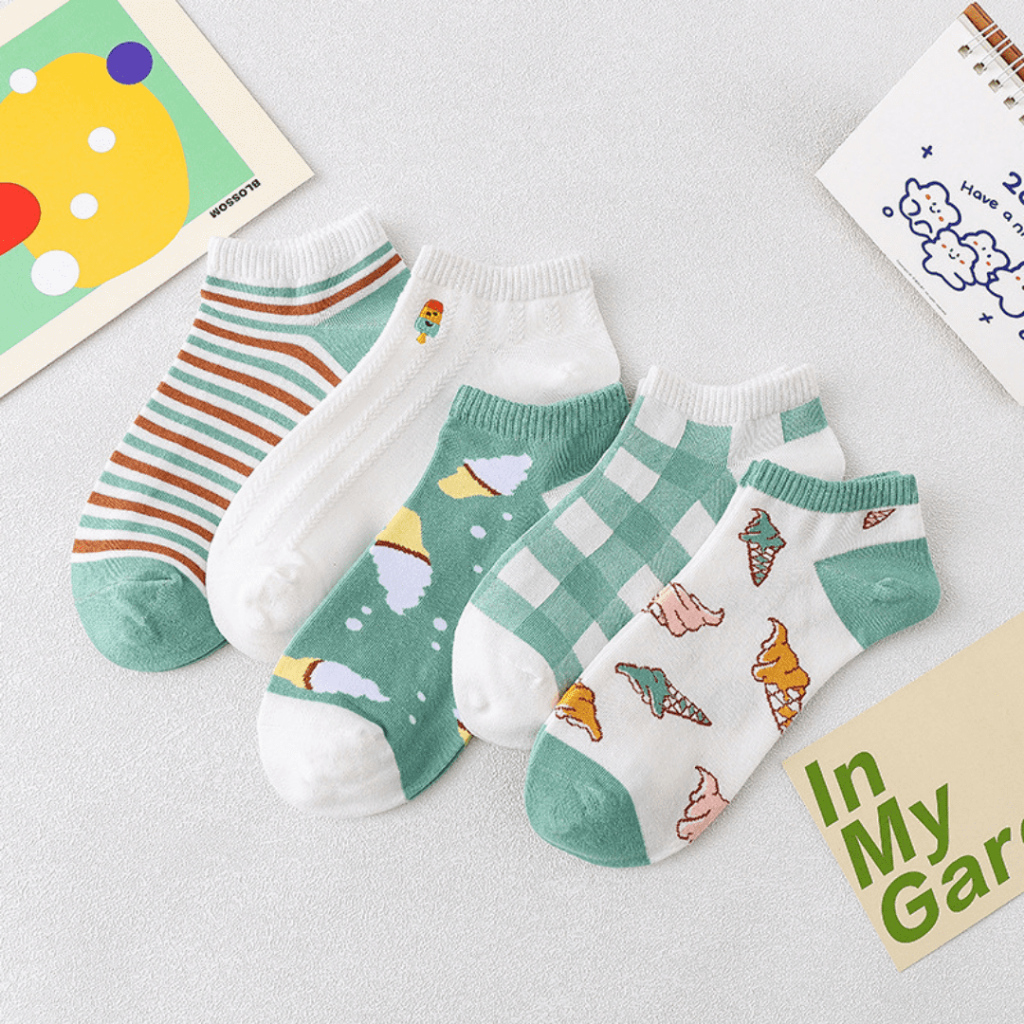 Kaos Kaki Premium Wanita Pendek Mata Kaki - Estella