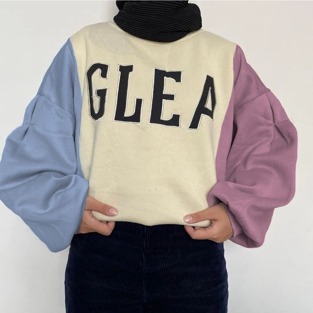 GLEA COMBIE OVERSIZE SWEATER WANITA - SWEATSHIRT SWEATER OVERSIZE