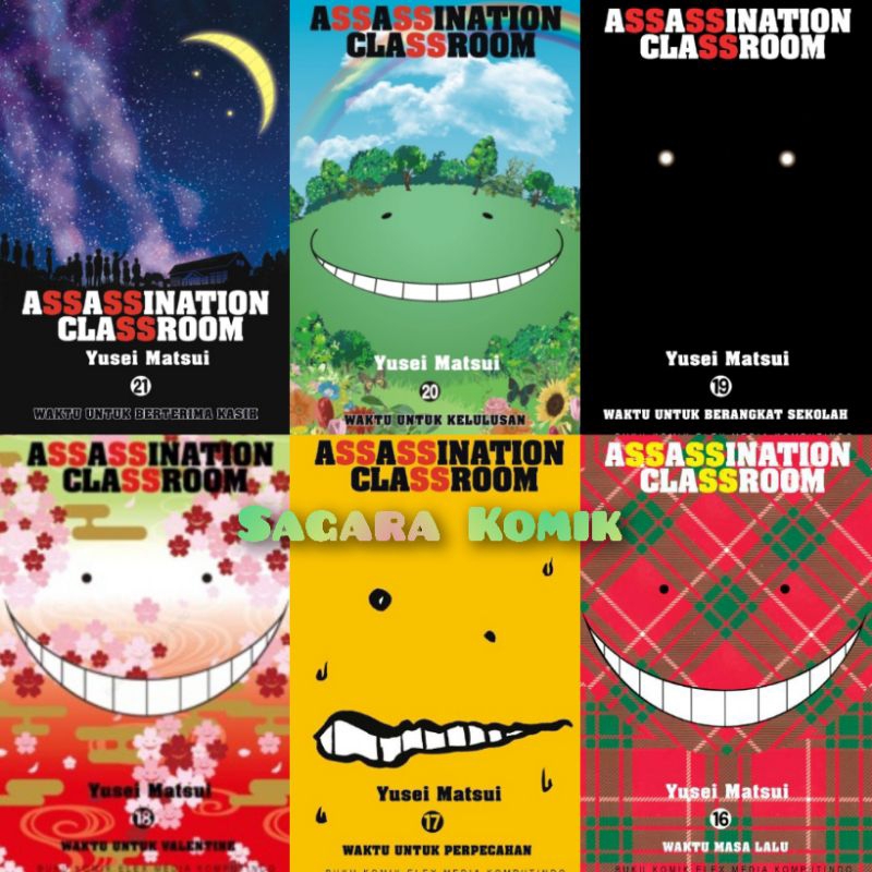 Komik Assassination Classroom 1 2 3 4 5 6 7 8 9 10 11 12 13 14 15 16 17 18 19 20 21 Tamat