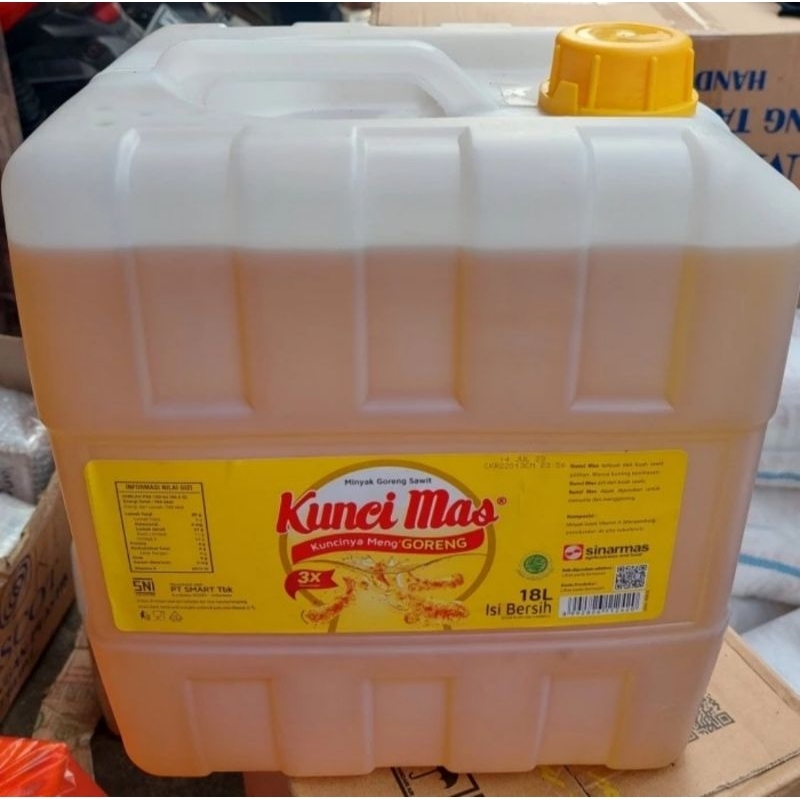 Minyak goreng kunci mas 18 liter jerigen