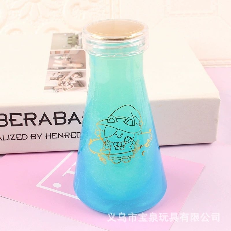 [ORGM] Mainan Slime Galaxy Stars Botol Air Palsu Warna Cantik