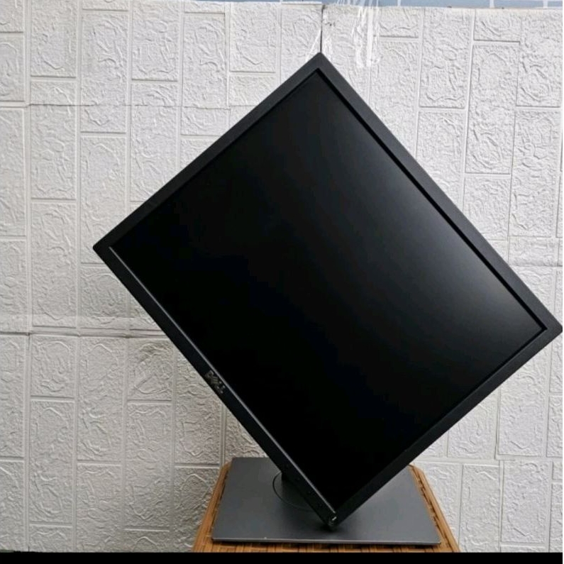 MONITOR LED DELL 19 INCH KOTAK, HDMI, LAYAR VERTICAL, LIKE NEW, MANTAP