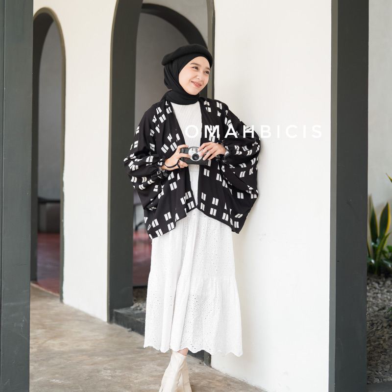 Camellia Outer by omahbicis-Outer Korea-Outer Rayon big size-Outer Wanita