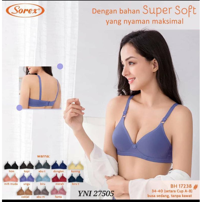 Sorex BH tanpa kawat/BH sorex tanpa kawat
