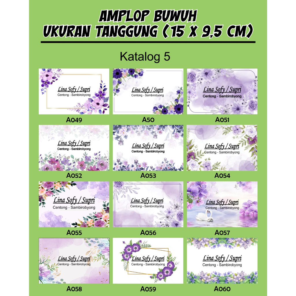 

AMPLOP TANGGUNG 03/AMPLOP BUWUHAN/AMPLOP BECEK/AMPLOP KONDANGAN/AMPLOP CUSTOM