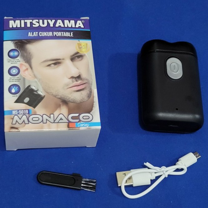 Barangunik2021 -Alat Cukur Portable Mitsuyama MS-5019 Monaco Alat Cukur Jenggot Kumis