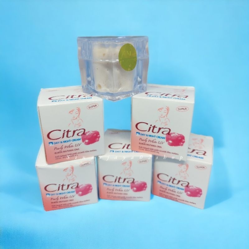 12 Pcs - CREAM CITRA SUPER 2 IN 1 DAY &amp; NIGHT whitening crem original