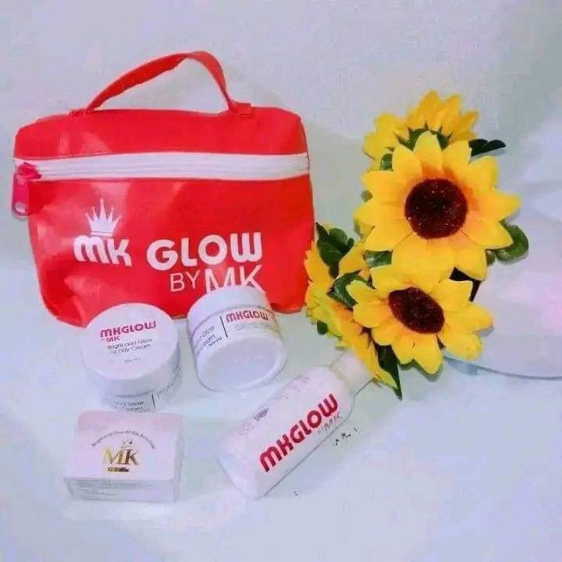 MK glow skincare kemasan baru BPOM 100% uang kembali jika tidak ORI !!free kapas /parfum 35ml