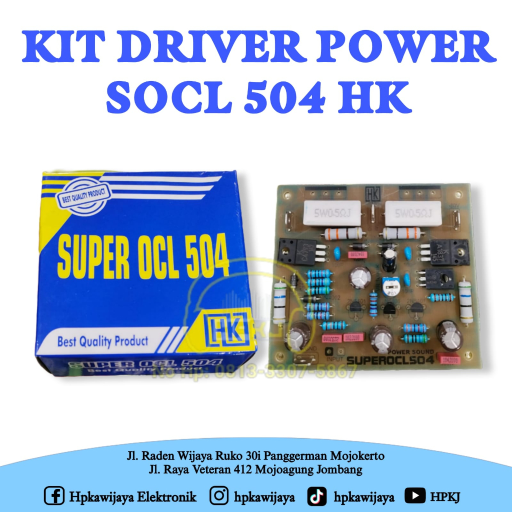KIT SUPER OCL 504 kit driver socl 504 HK pcb fiber