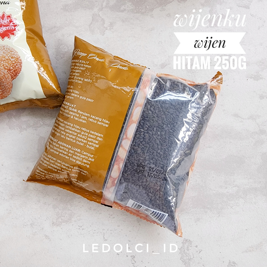 

RB WIJEN HITAM HALAL 250 GR PREMIUUM QUALITY BLACK SESAME SEEDS 250 GR