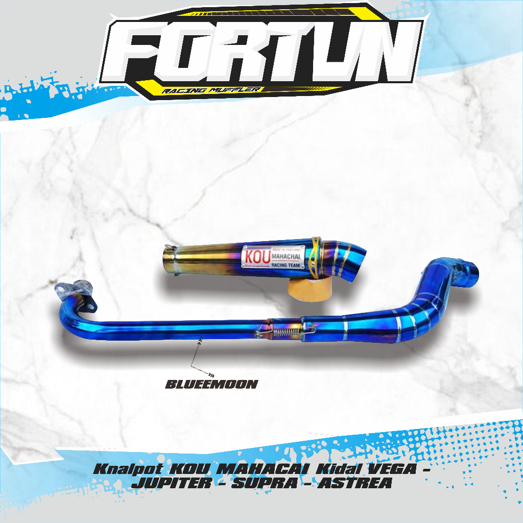 Knalpot KOU MAHACAI Kidal VEGA - JUPITER - SUPRA - ASTREA - Lancar Knalpot