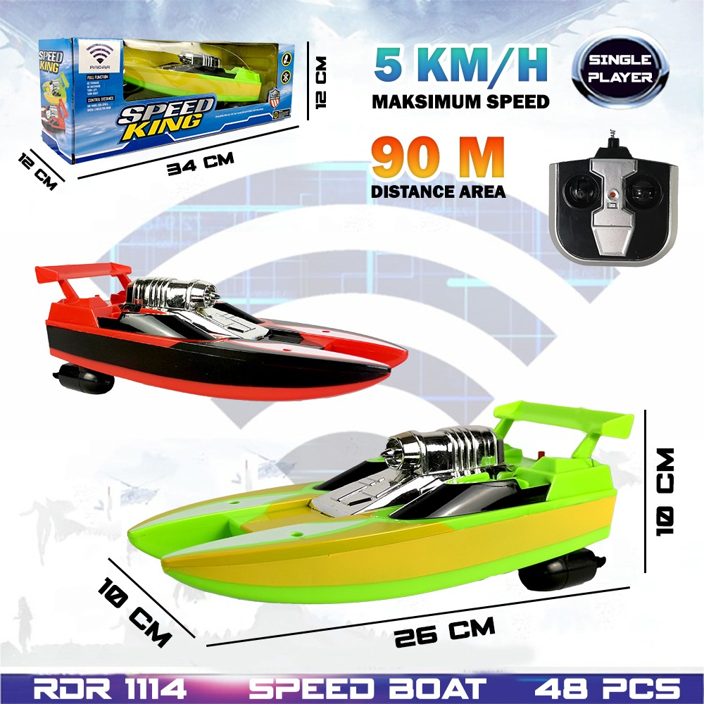 PROMO RC Perahu Kapal Laut Pesiar Speed Boat Mainan Anak Mobil Remote Control Radio Control Hobi Kol