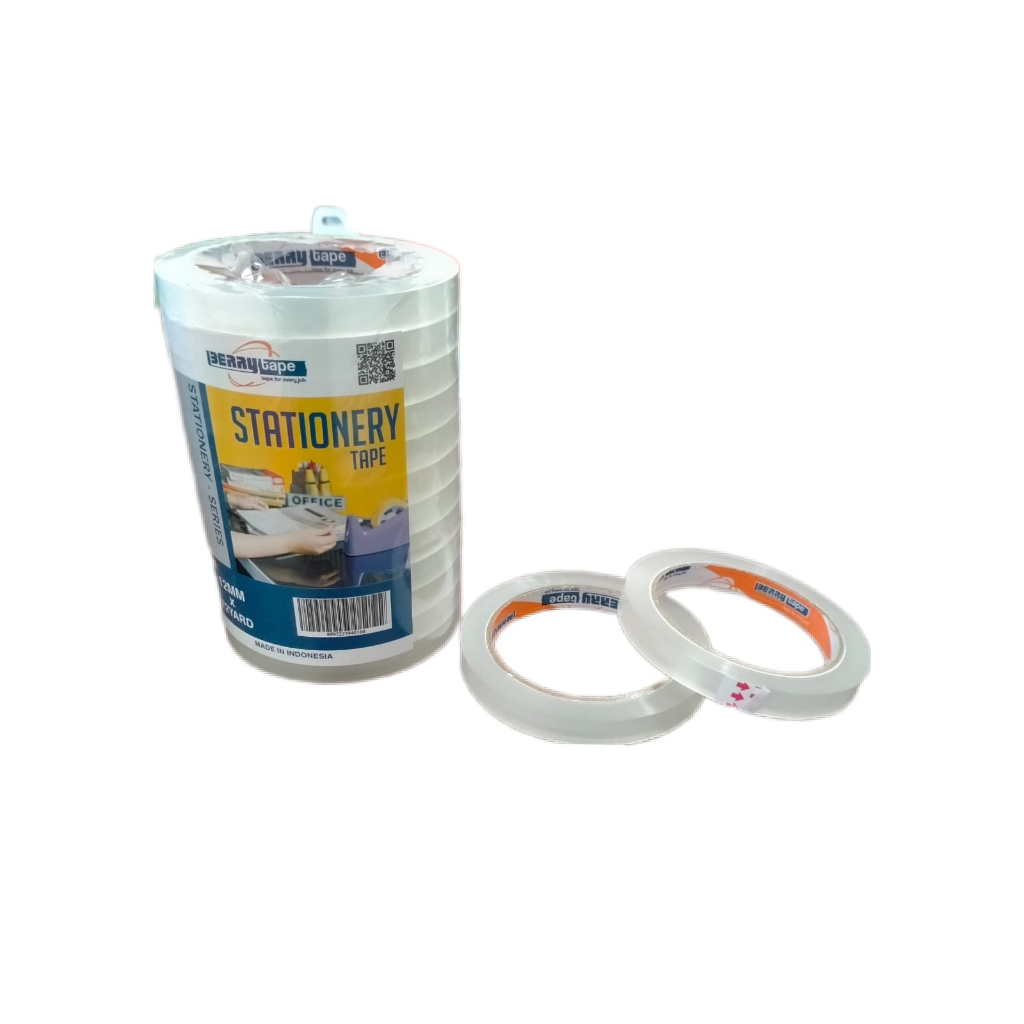 

ISOLASI SELOTIP BERRY TAPE 12mm x 72 Yard