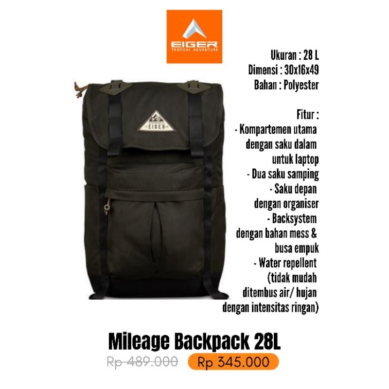 Mileage 28L Backpack