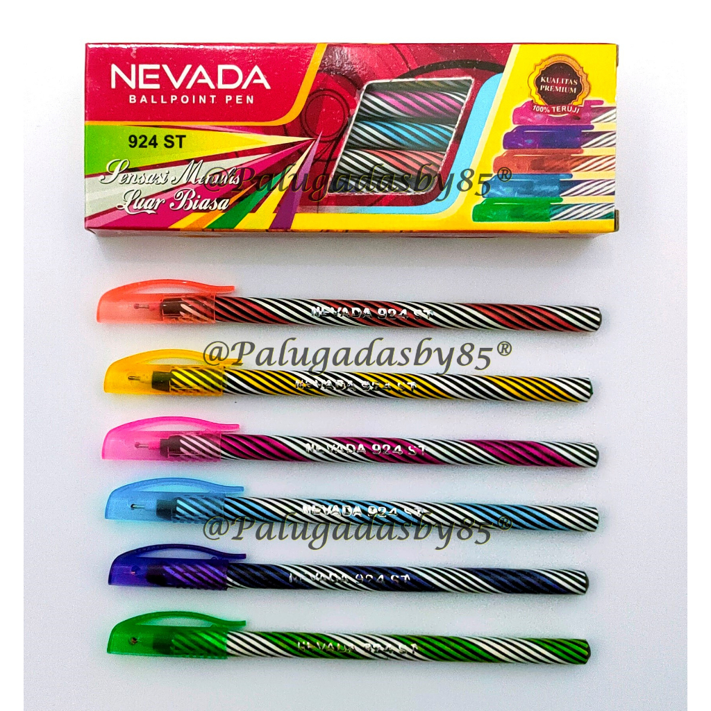 

(1 Biji) Bolpen Nevada 924 ST 0.7 Hitam / Pulpen Lilin Nevada 924ST / Bolpoin Nevada 924 (1 Biji)