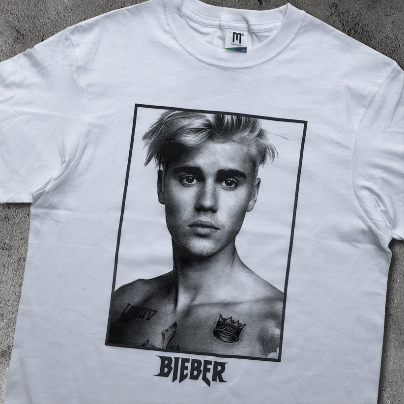KAOS JUSTIN - BIEBER | KAOS MUSIK | BAJU PRIA WANITA | KAOS PREMIUM | KAOS OVERSIZE