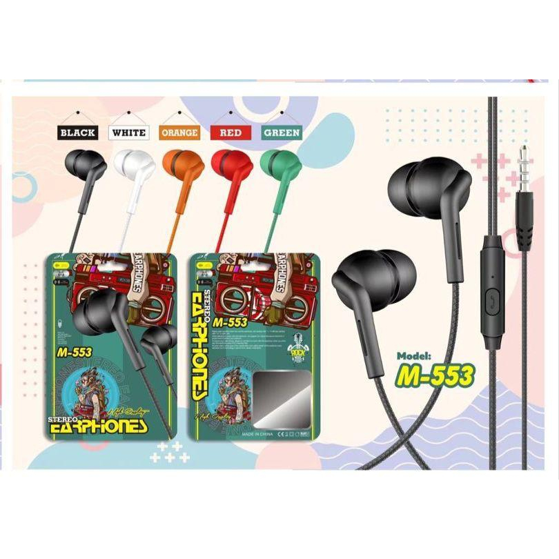 Handsfree vibox vip M553 original sound power bass BY SMOLL