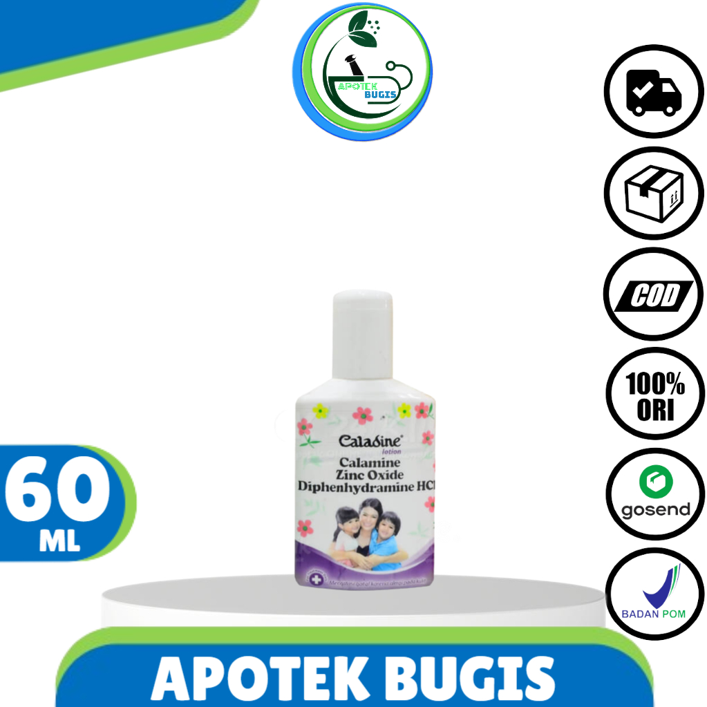 Caladine Lotion Calamine Zinc Oxide 60ml &amp; 95ml - Caladine Losion Biang Keringat