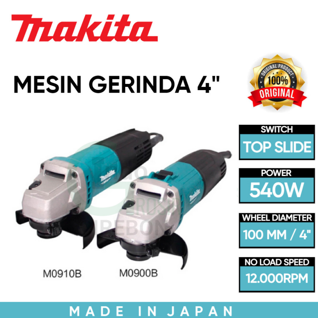 MAKITA M0900B M0910B Mesin Gerinda Tangan 4&quot; MT90 MT 90 MT91A