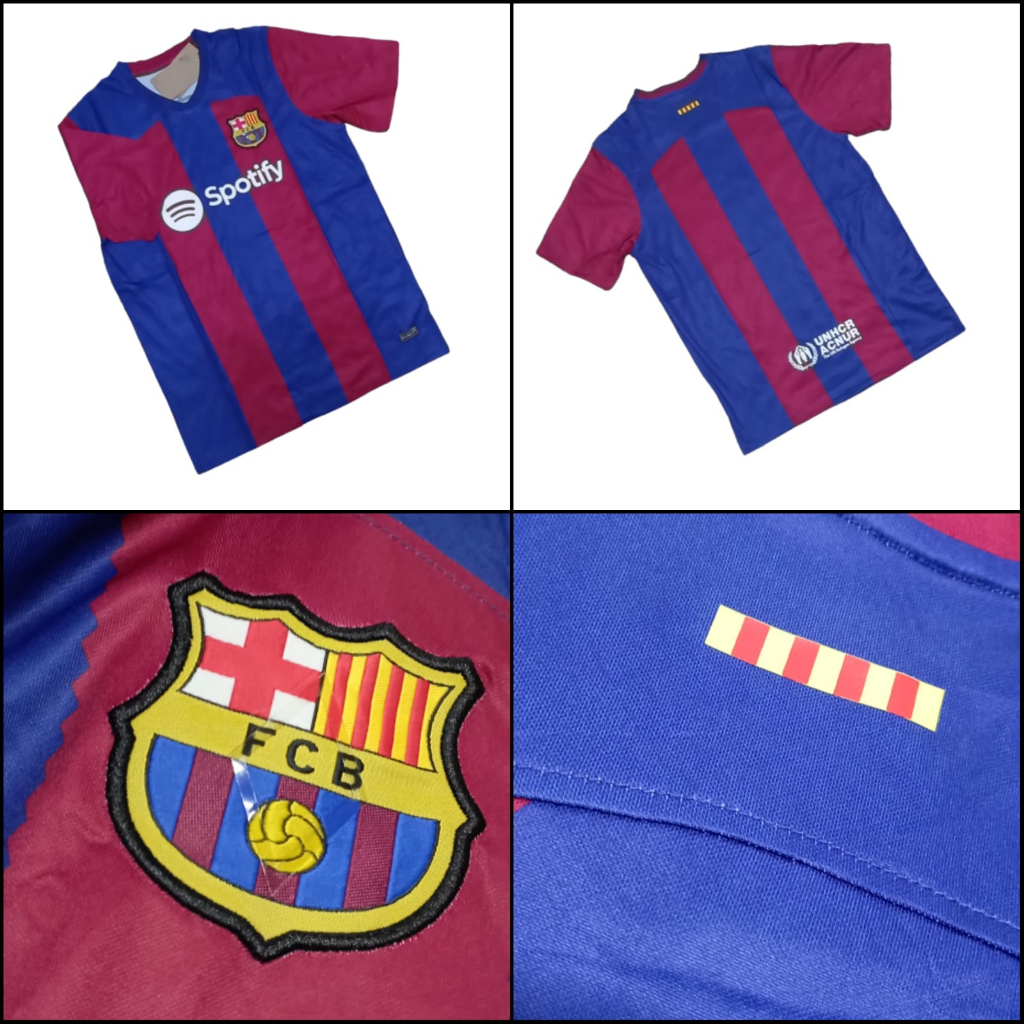 Jersey Bola Barca || Baju Kaos Bola Dewasa