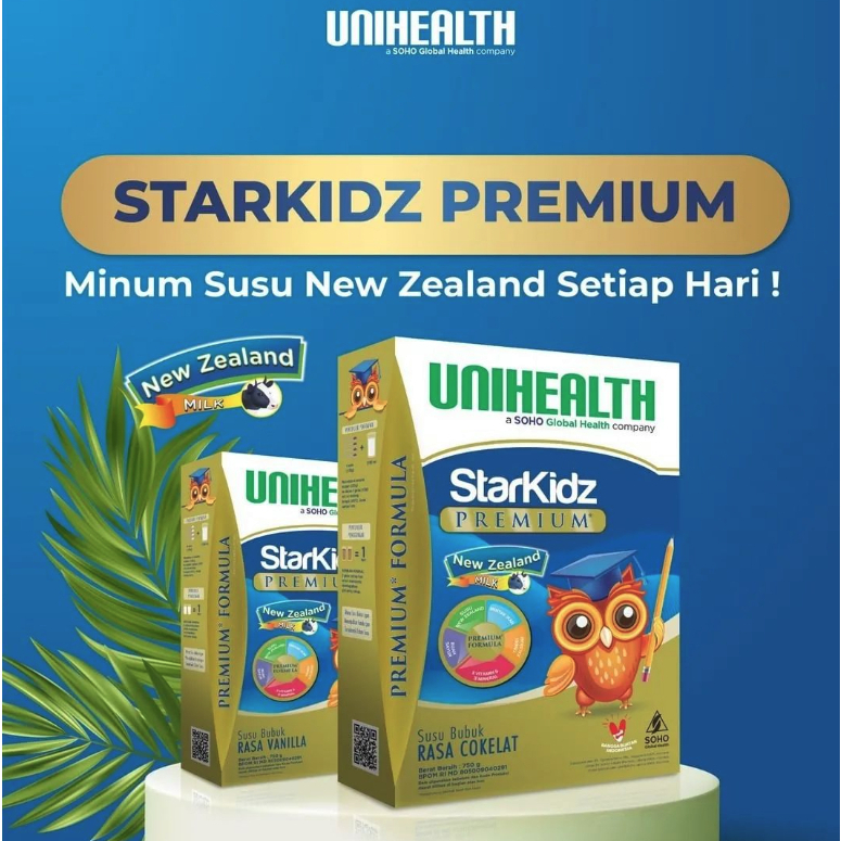 Susu Anak 1-3 Tahun Dukung Kecerdasan Dan Tinggi Badan Anak Original Starkidz Premium