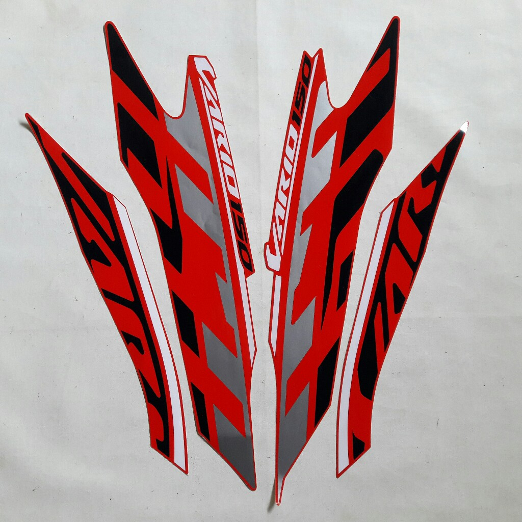Stiker Striping Motor Honda Vario 150 2020 Merah