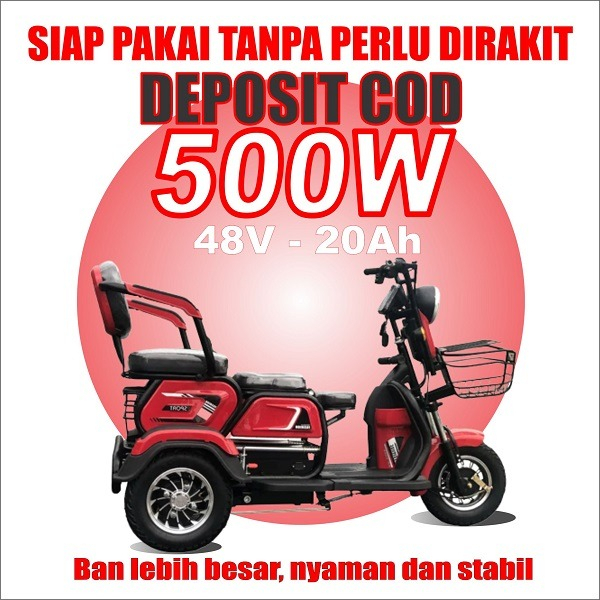 DP SKUTER PREMIUM RODA 3 UNTUK COD !!