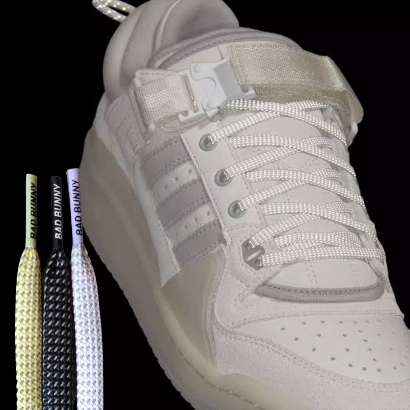 Tali Sepatu Reflective &quot;AD!DAS X BAD BUNNY&quot; Original Flat