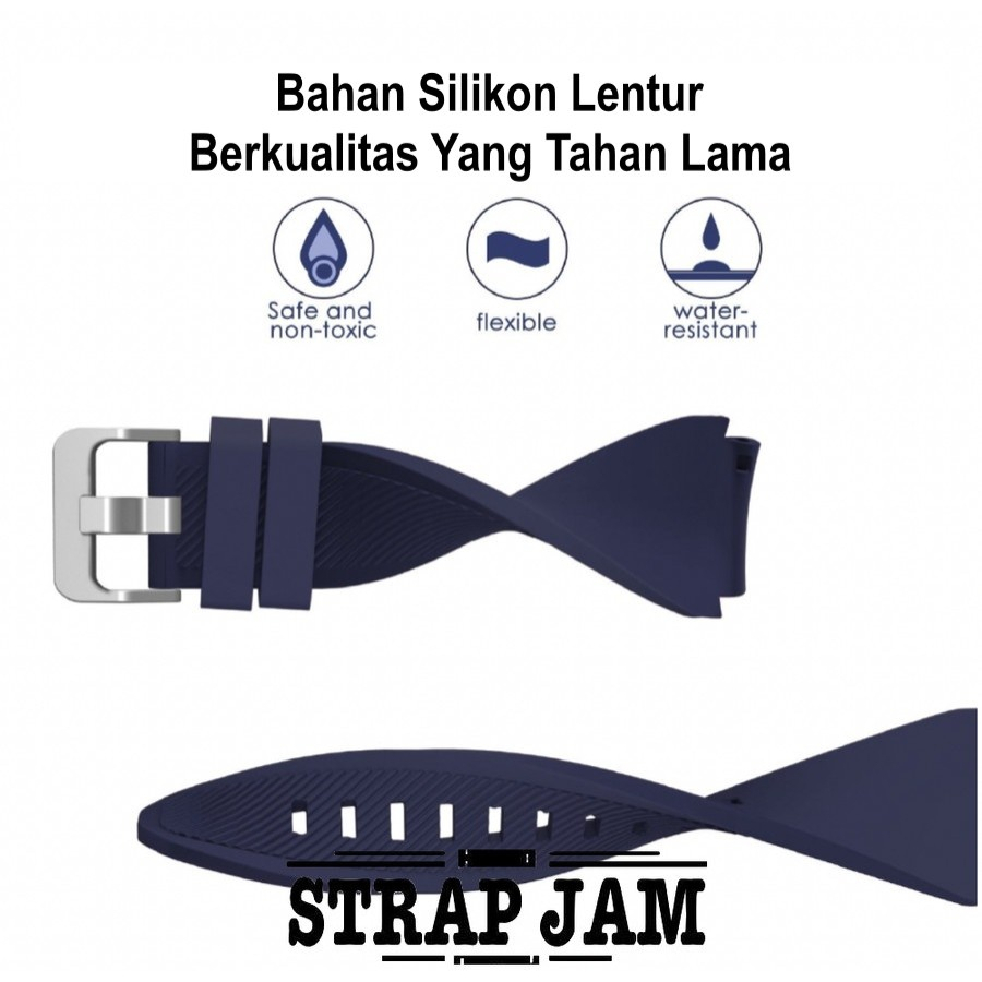 MS3 Tali Jam Tangan Suunto Vertical 49mm 2023 - Strap 22mm Rubber Silikon Pangkal Lebar