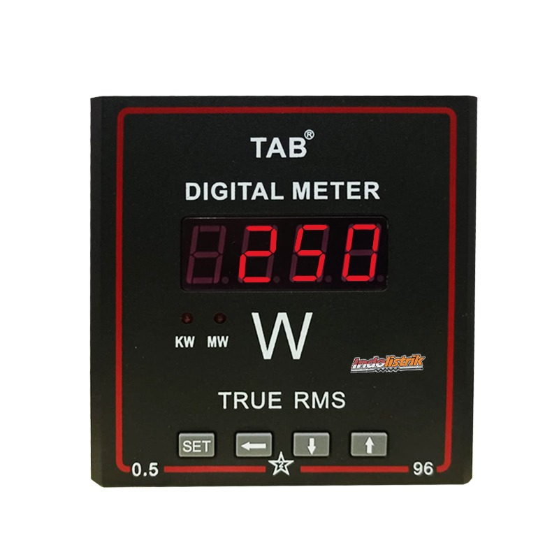 Power Watt Meter Digital KW Meter 96 x 96 3P / 4W TAB - Digital Meter