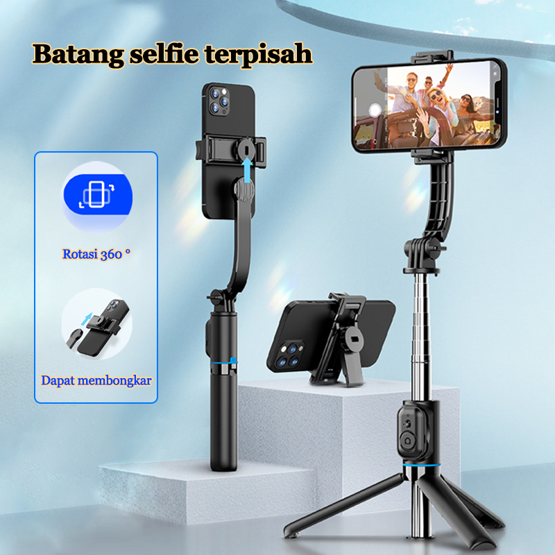 （COD) 360° Selfie Rod Tripod Desktop Ponsel Membongkar braket Tripod Remote