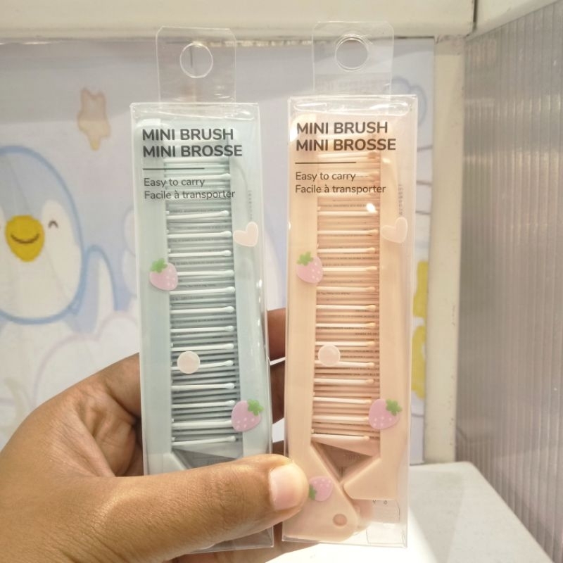 MINISO GIRLISH FOLDABLE DUAL USE COMB / SISIR LIPAT MINI